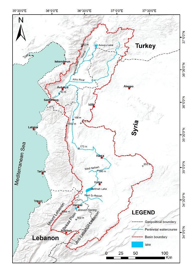 Asi Nehri Haritası